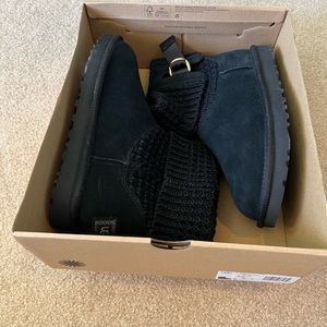 Ugg classic Solene Mini black NIB
